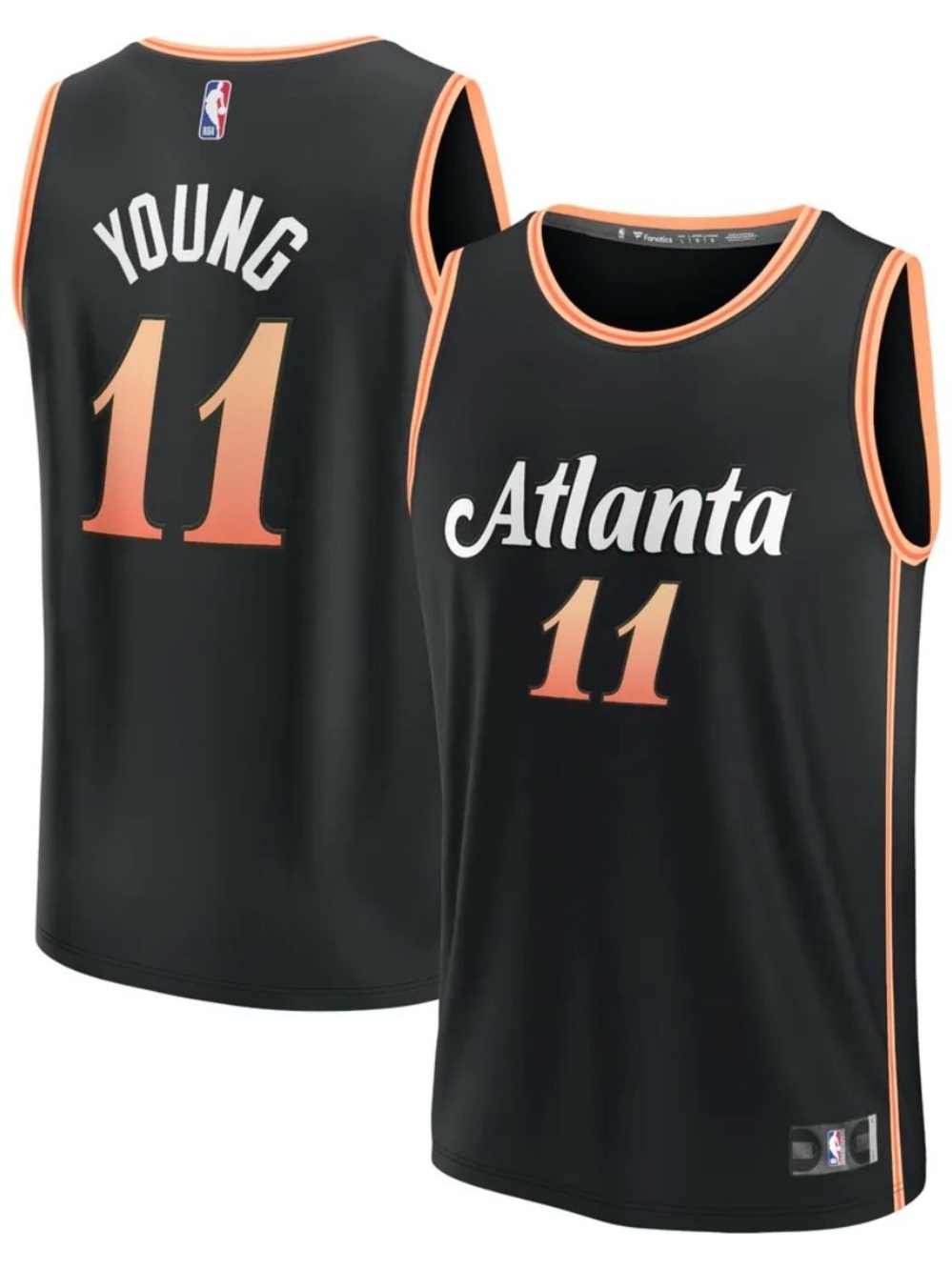 NBA Fanatics Atlanta Hawks Trae Young Fastbreak City Edition Jersey